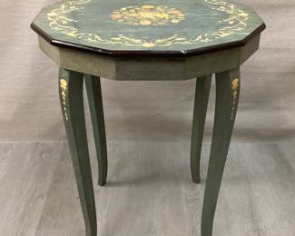 Italian Music Box Side Table