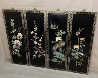 Hong Kong Lacquered Panels