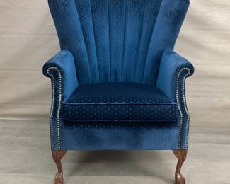 Velvet Upholstered Chair