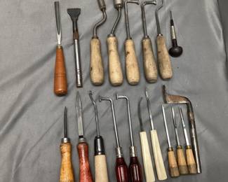 Gunstock Wood Carving, Checkering & Engraving Tools
