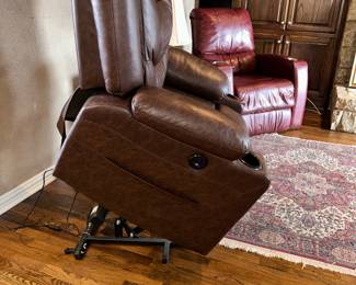 Power Lift Recliner Massage Chair Heat Vibration