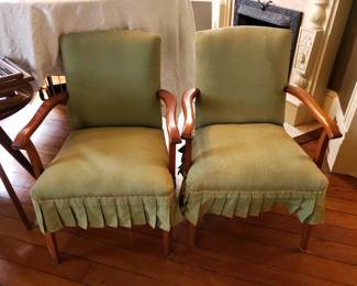 PAIR OF ARMCHAIRS
