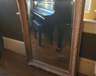 LARGE MIRROR WITH ORNATE FRAME