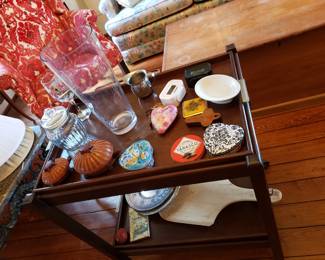 TEA CART AND ACCESSORIES