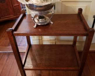 TEA CART WITH CHAFING DISH