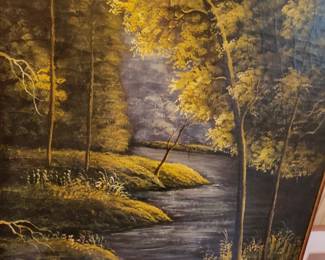 ANTIQUE PAINTING ON BOARD