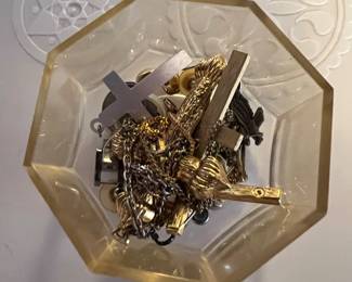 Costume jewelry and crosses