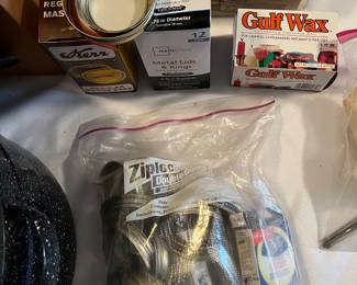 Canning supplies