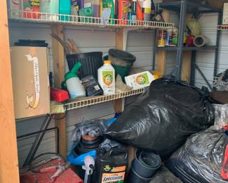 Inside the outbuilding