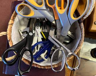 All kinds of scissors