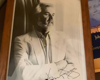 Kenny Rogers autographed photo