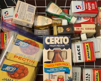 Vintage packaging and advertising 