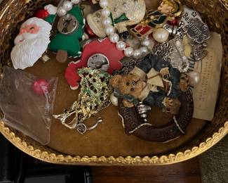 Christmas costume jewelry