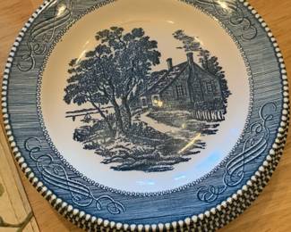 Royal China Currier & Ives dishes (big set of them)