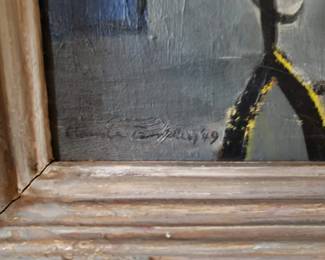 Vintage painting by Claude Bentley