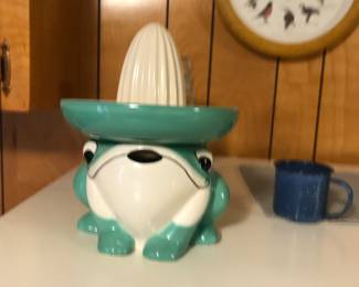 This elegant looking fellow is actually a vintage fruit juicer. Dashing, isn't he?