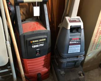 pressure washer, steam vac