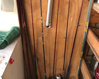 fishing poles