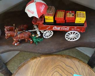 Another Coke Cola Cast Iron Wagon