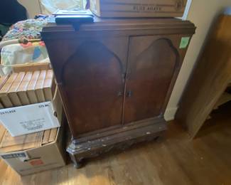 Vintage Record Storage Cabinet  by Majestic 