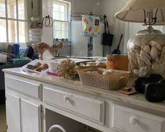 Various boxes of sea shells 