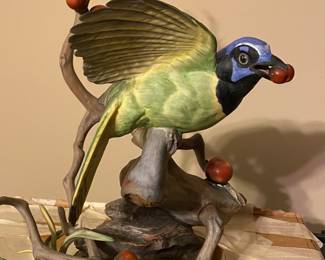 Boehm Green Jay Figurine 