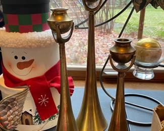 Brass Candle Holder set