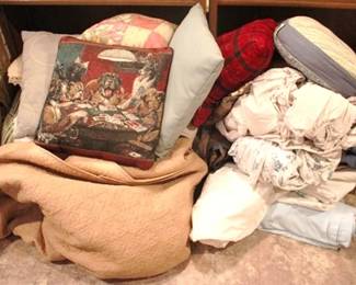 402 - Assorted Blankets & Pillows
