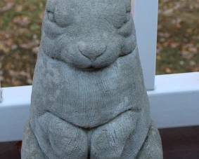 21 - Concrete Rabbit 25 Inches

