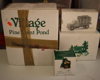 167 - 4 Dept 56 Items in boxes In Boxes
