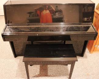 438 - Kawai Piano w/ Bench Piano 42 x 51 x 9 Inches Stool 19 x 14 x 29.5
