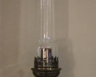 685 - Oil lamp, 16.5"
