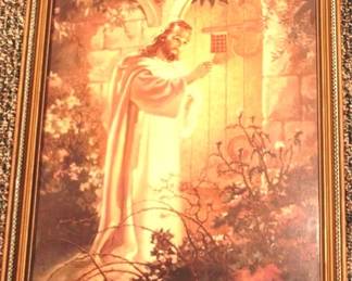 564 - Framed Print Jesus 22 x 12 x 18 Inches
