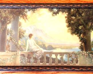 863 - Vintage R Atkinson Fox Sunset Dreams print 15 x 9 Inches
