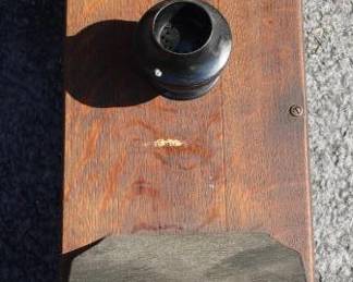 53 - Antique Phone (As is) 19 x 9 x 5.5
