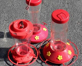 46 - 3 Hummingbird Feeders
