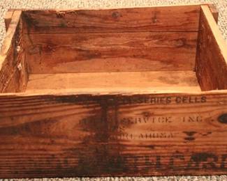 440 - Antique Wood Crate 16 x 19 x 8 Inches
