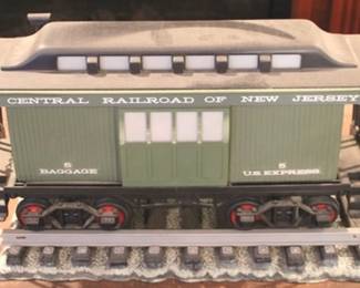 307 - Jim Beam Decanter "Central Railroad of NJ" 15" long
