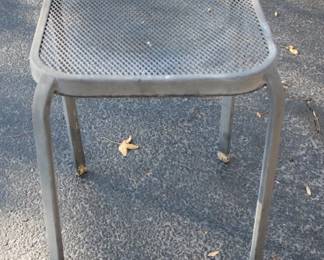 135 - Metal Table 19 x 16 x 16 Inches
