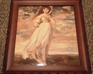 525 - Framed Print Pinky 25 x 20 Inches
