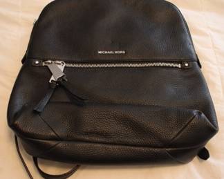627 - Michael Kors leather backpack, 12.5 x 12.5

