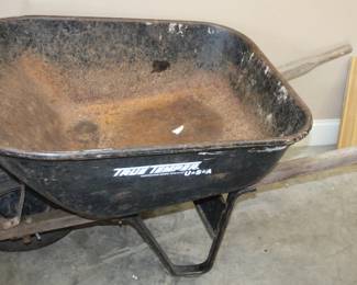 127 - Wheelbarrow Tru Temper 26.5 x 25.5 x 38 inches
