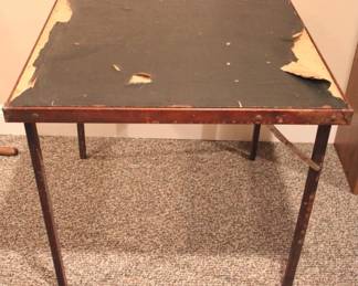 463 - Folding Card Table 28.5 x 26 x 28.5 Inches
