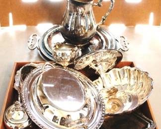 824 - Lot of Silver Plated Items
