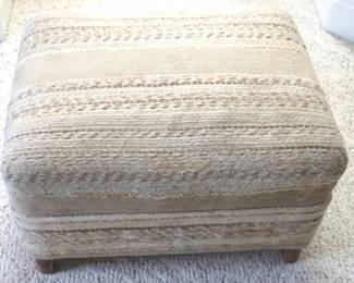238 - Upholstered Ottoman 13 x 17 x 24
