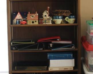 63 - Wood Bookshelf (Contents not Included) Bookshelf ONLY - 92 x 34 x 12
