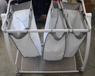 130 - Rolling Laundry Cart 30 x 34.5 x 30
