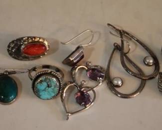 730a - Assorted 925 sterling jewelry
