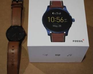 697 - Fossil smart watch & men's watch
