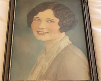 616 - Framed print, 10.5 x 8
